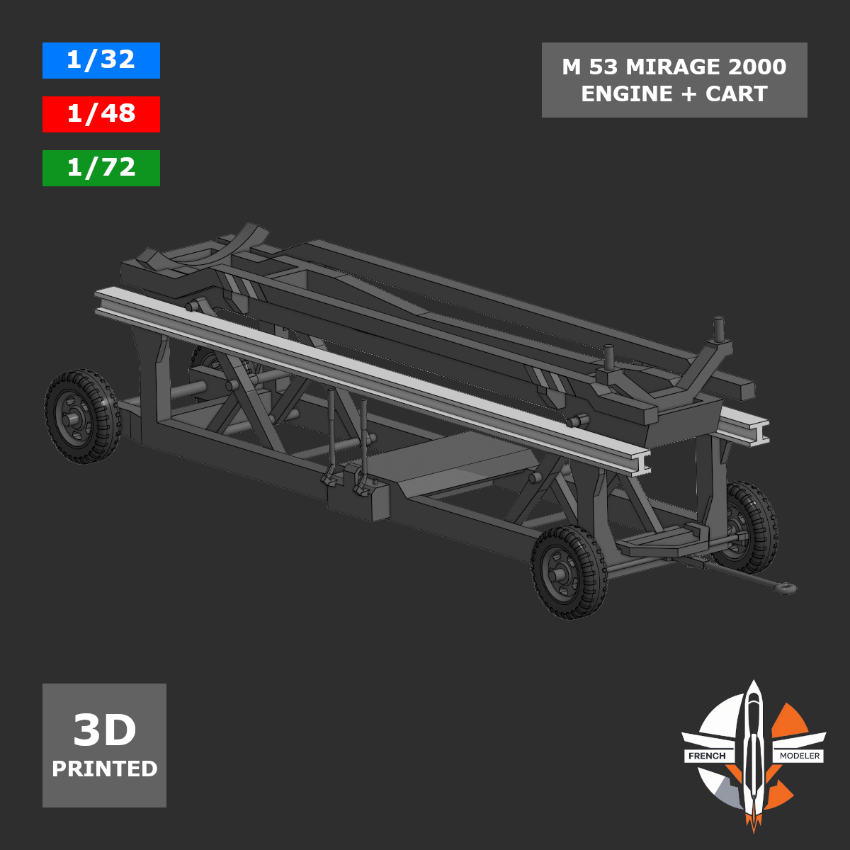 M 53 ENGINE + CART (Mirage 2000)